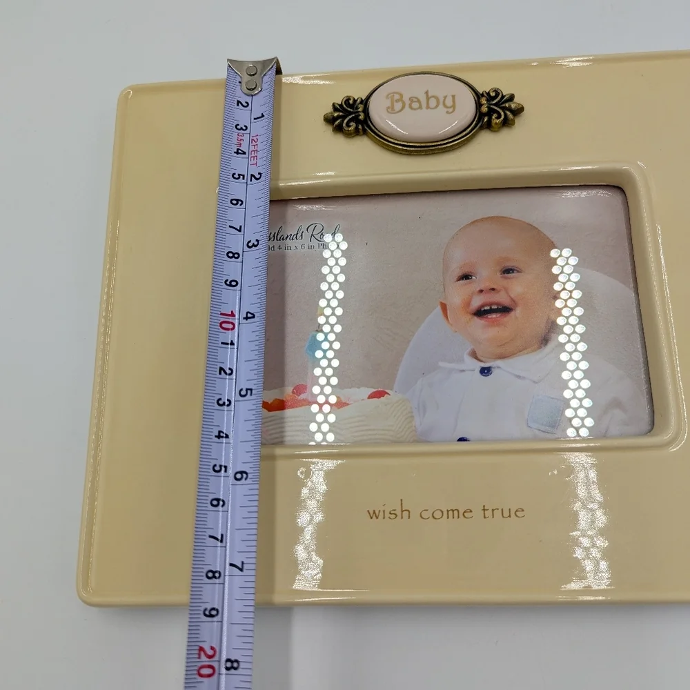 Grasslands Road Tan Baby Picture Frame 4in X 6in Baby Wish Come True Gift New